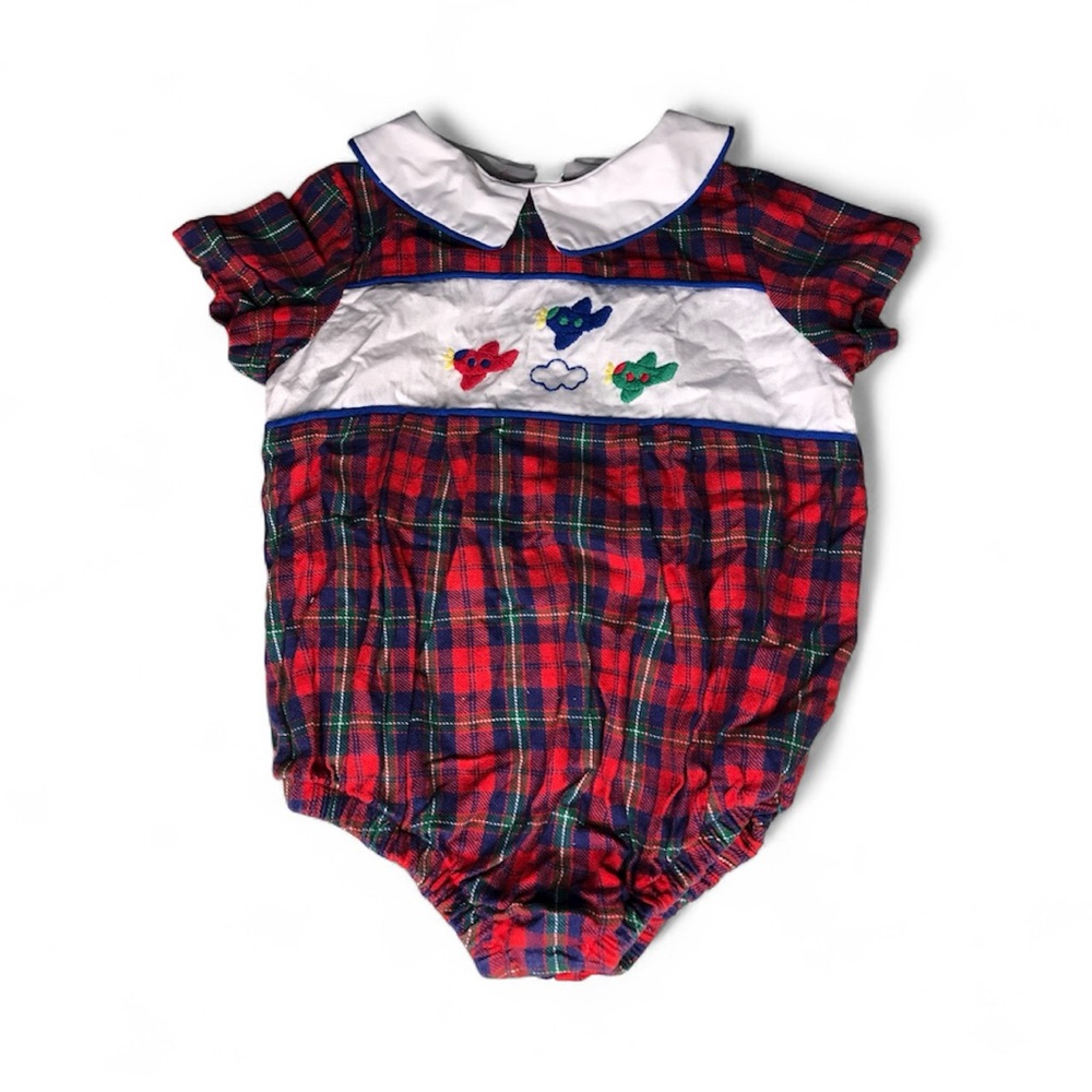 Vintage Boys Bubble Outfit 6/9 Months